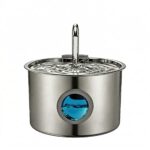 TY10 Round Window Faucet Stainless Steel Pet Water Fountain
