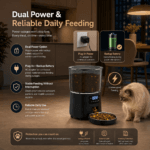 PFF040 Automatic Pet Feeders with Button