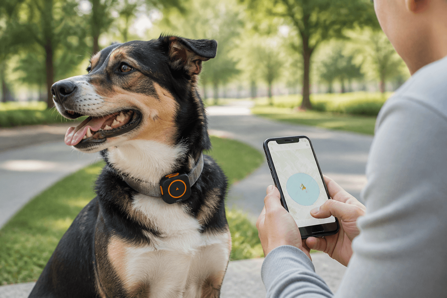 C08 pet GPS tracker mobile location scene