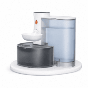 Schwerkraft-Wasserspender für Haustiere mit Frisch- und Brauchwassertrennung