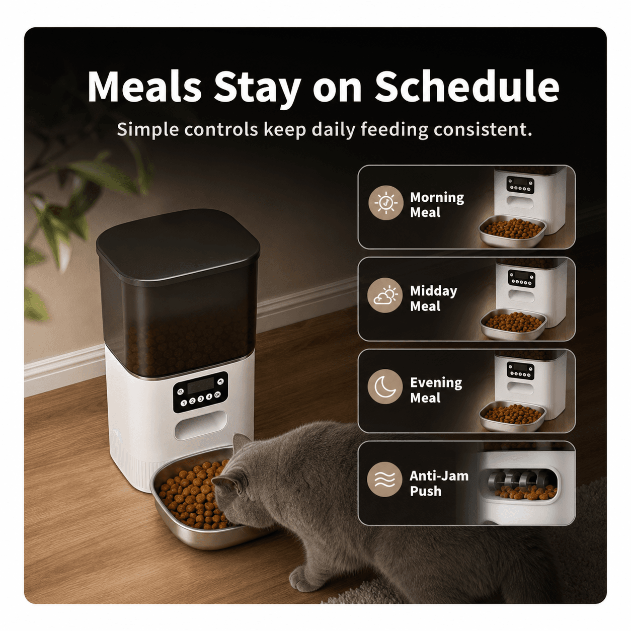 Meals Stay on Schedule