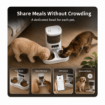 PT10V 4L Dual-Bowl Smart Automatic Pet Feeder