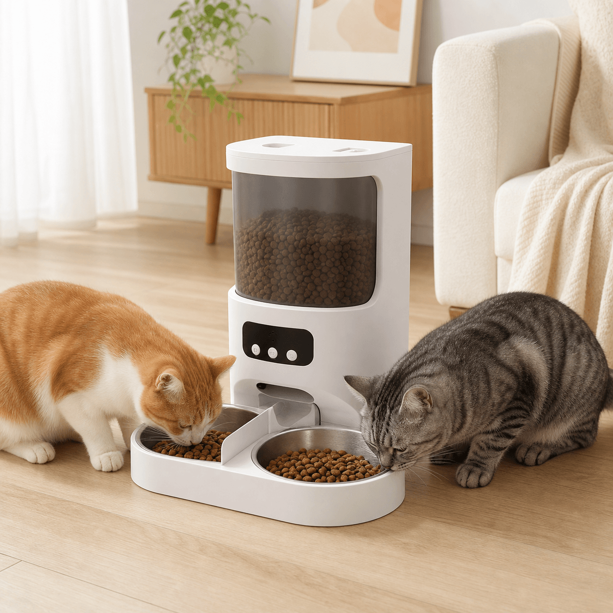 Balanced Feeding for Two Pets