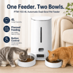 PTM-103 4L Dual-Bowl Automatic Pet Feeder