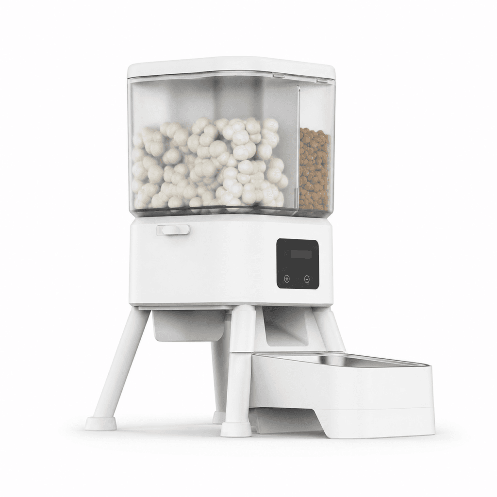 PTM-20A1/20A3 Dual-Grain Smart Pet Feeder on white background