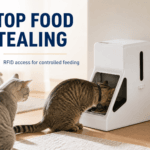 PTM-90A1 Comedero inteligente RFID para mascotas de 4 L