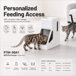 PTM-90A1 Comedero inteligente RFID para mascotas de 4 L
