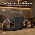 XWSQ01 5L Dual-Bowl Automatic Pet Feeder
