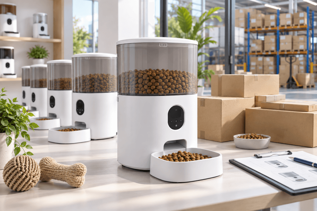 Automatic pet feeder wholesale sample and bulk order planning